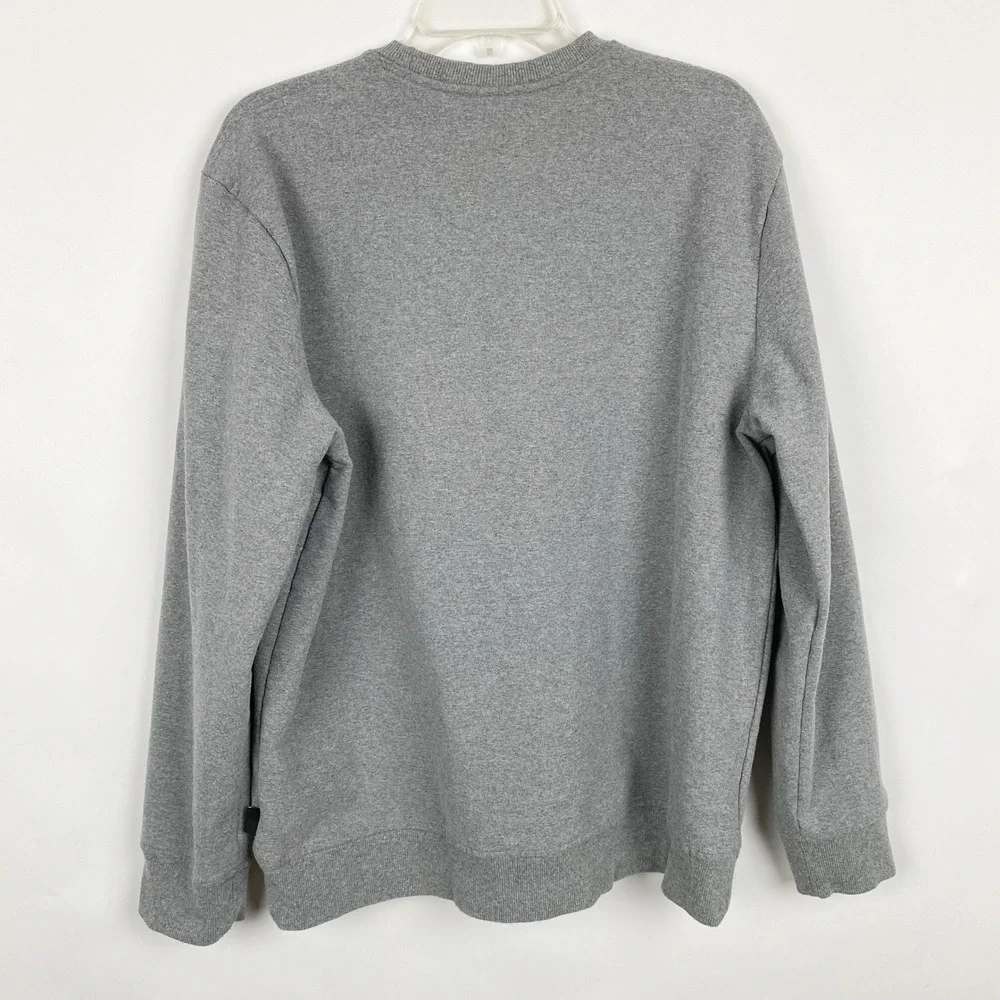 Patagonia Uprisal Crew Fitz Roy Bear Graphic Regular Fit Sweatshirt Women L Gray - Picture 2 of 9